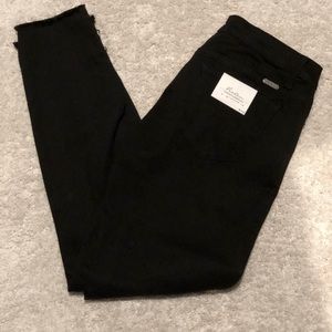 NWT Kancan Black Frayed Jeans Size 28